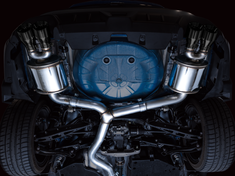 Subaru WRX Performance Exhaust - AWE Tuning - Cat Back Touring - Diamond Black - `22-`27
